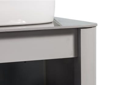 Tona BOVA Floating Bathroom Vanity in Ash Gray