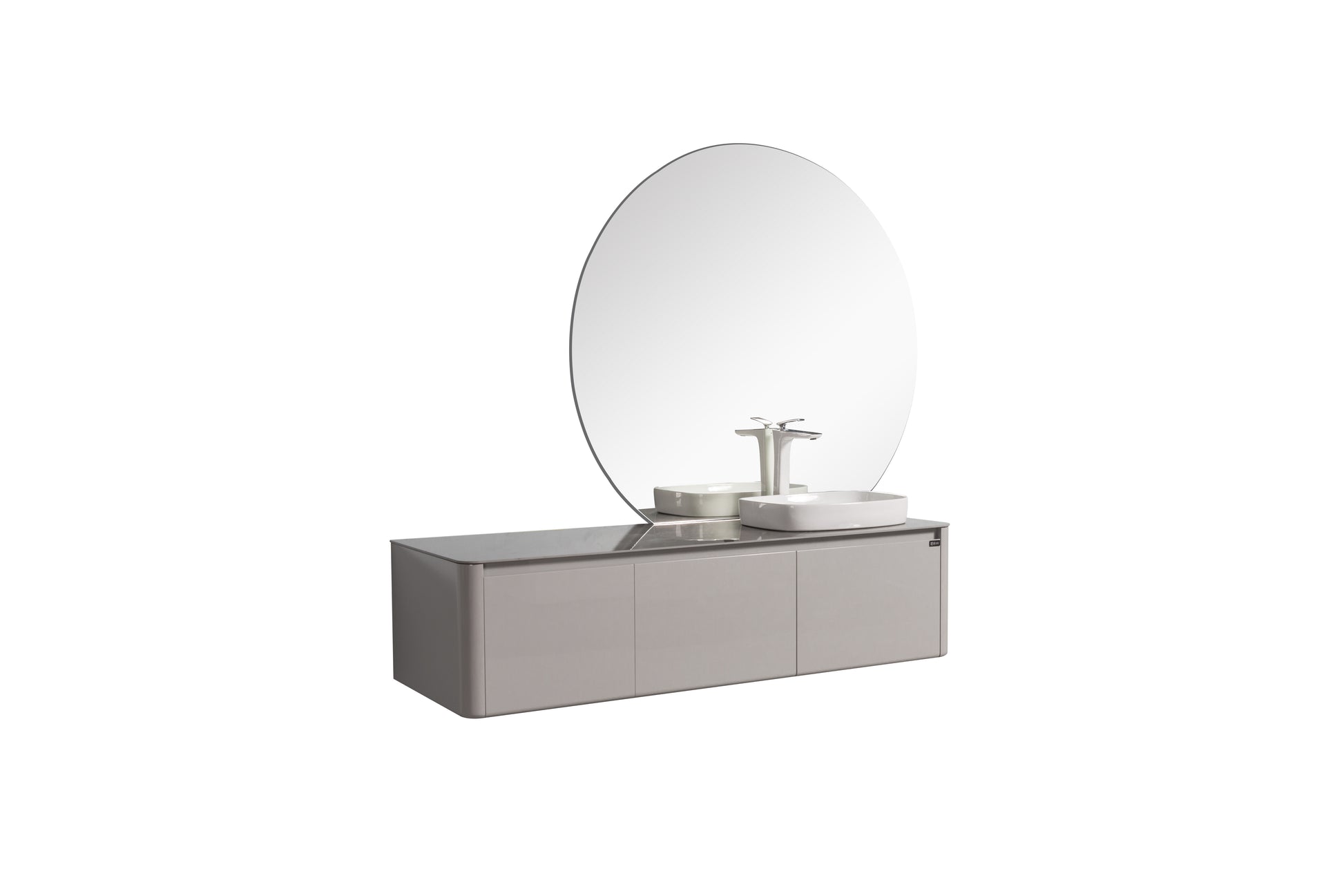 Tona BOVA Floating Bathroom Vanity in Ash Gray