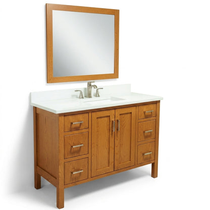 trusty-wood-california-bathroom-vanity-42-with-two-doors-and-six-drawers OCS-101