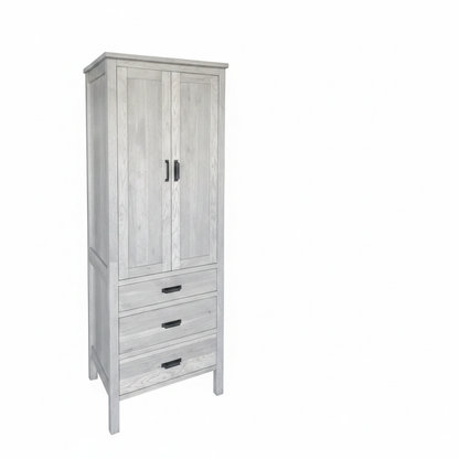 trusty-wood-california-27-linen-cabinet-with-two-doors-and-three-drawers OCS-131