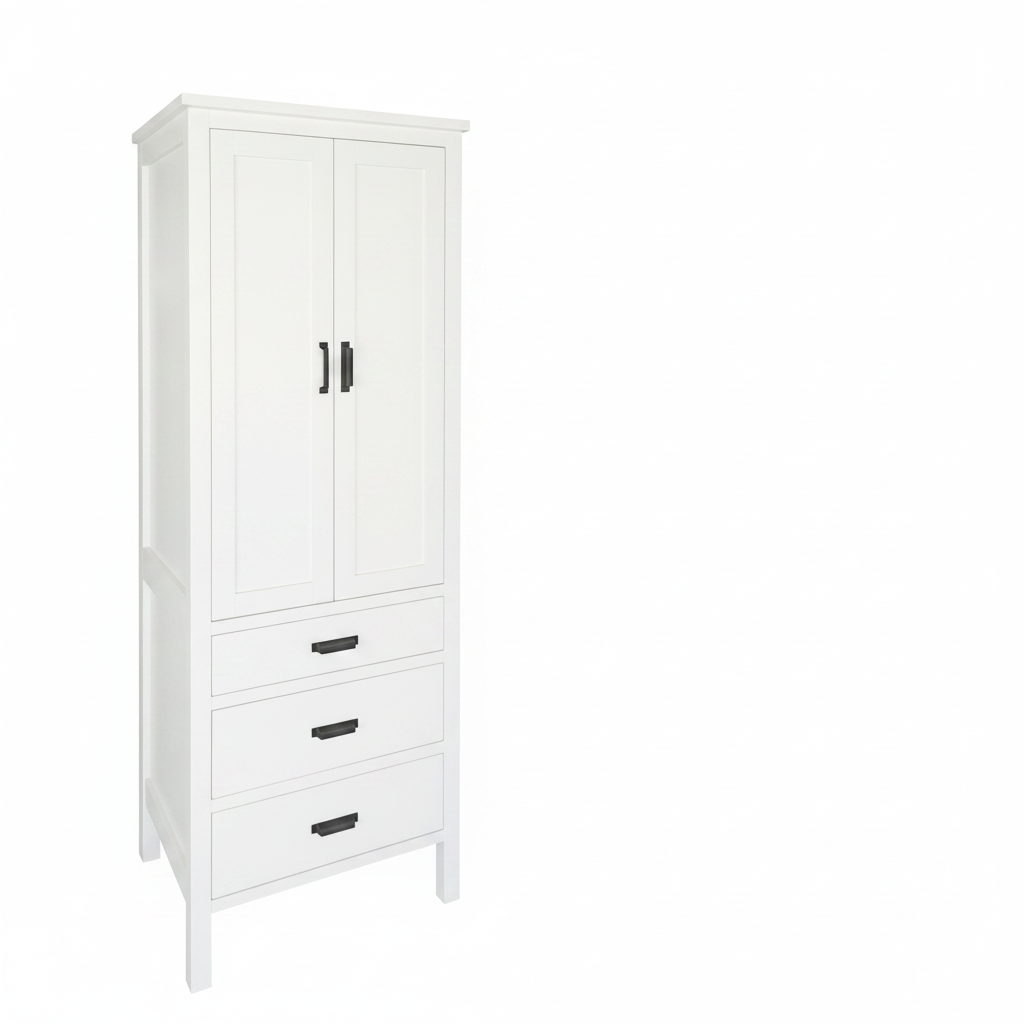 trusty-wood-california-30-linen-cabinet-with-two-doors-and-three-drawers SW-7006