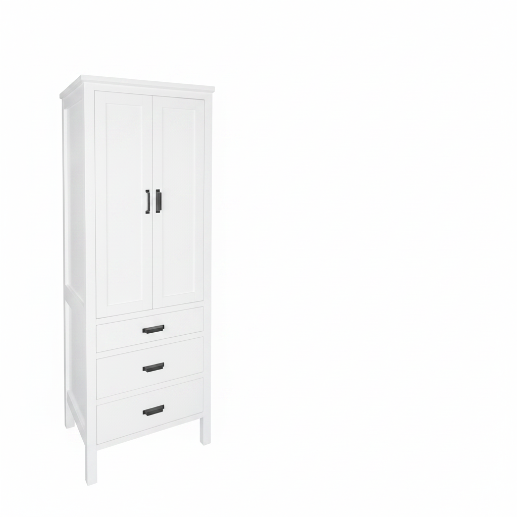 trusty-wood-california-30-linen-cabinet-with-two-doors-and-three-drawers SW-7757