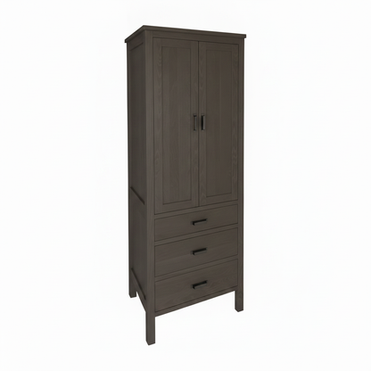 trusty-wood-designer-series-27-linen-cabinet-with-two-doors-and-three-drawers OCS-118