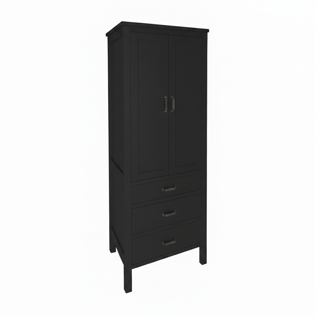 trusty-wood-designer-series-24-linen-cabinet-with-two-doors-and-three-drawers SW-6258