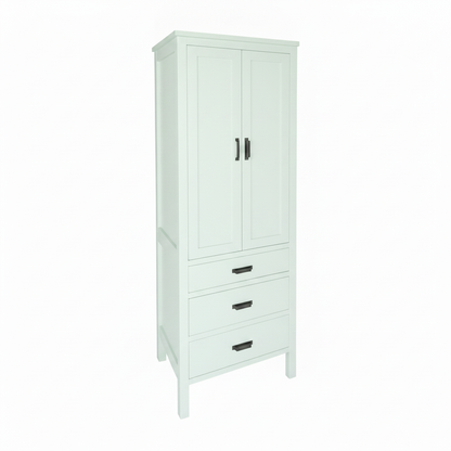 trusty-wood-designer-series-21-linen-cabinet-with-one-door-and-three-drawers SW-6411