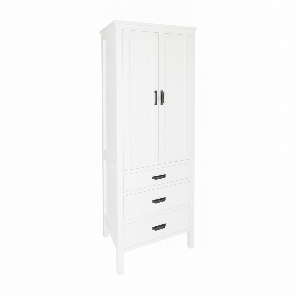 trusty-wood-designer-series-24-linen-cabinet-with-two-doors-and-three-drawers SW-7006
