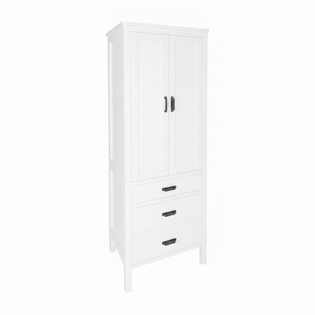 trusty-wood-designer-series-27-linen-cabinet-with-two-doors-and-three-drawers SW-7757