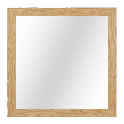 Trusty Wood Standard mirror rendered in Hickory finish, rendering, actual wood/finish may vary