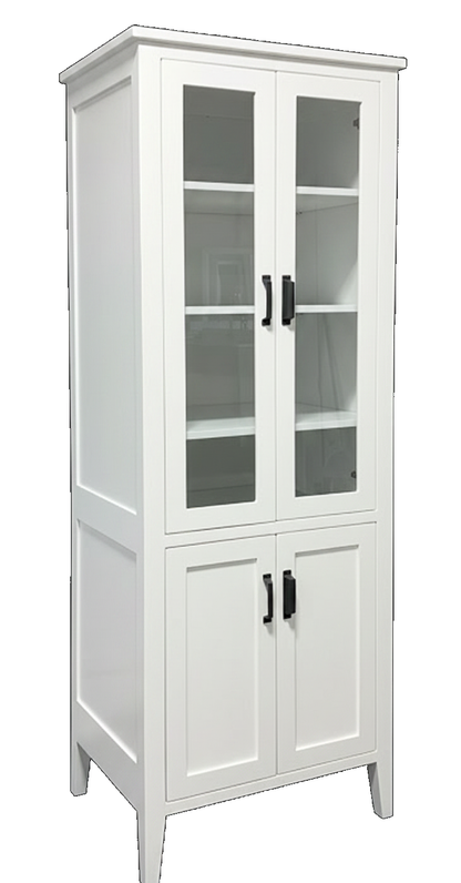 Trusty Wood Charleston tower rendered in Painted (white) finish, rendering, actual wood/finish may vary